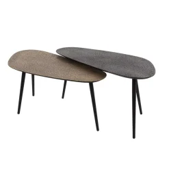 Couchtisch Duo in Nierenform - Emra (zweiteilig)^Wohnen Best