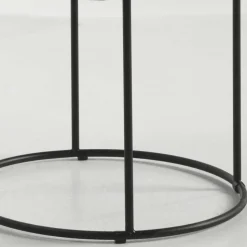 Wohnen Couchtisch in Blau Strukturglas - Neive