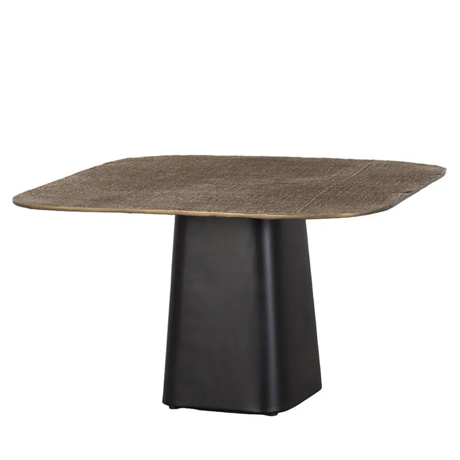 Wohnen Couchtisch in Bronze mit Schwarz - Marcesion