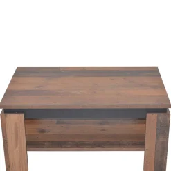 Wohnen Couchtisch in Holzoptik Antik & Schwarz - Jimy