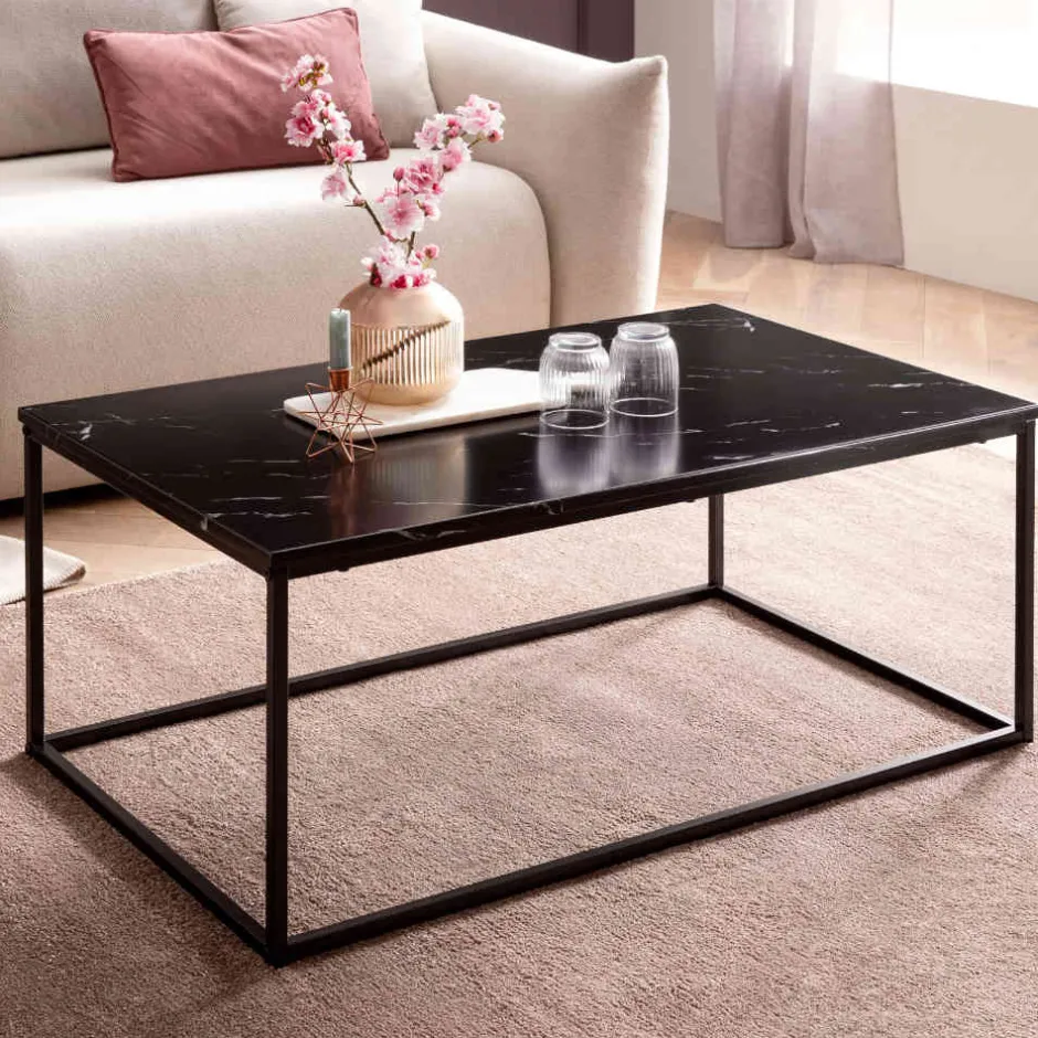 Wohnen Couchtisch mit Bügelgestell in modernem Design - Lorenzina