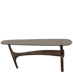 Wohnen Couchtisch mit Platte aus getöntem Glas - Gabela