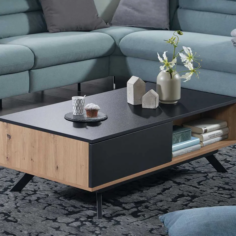 Wohnen Couchtisch mit Schubladen & Fächern - Heraklion