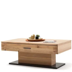 Couchtisch mit Säulenfuß und Schublade - Crupean^Wohnen Online