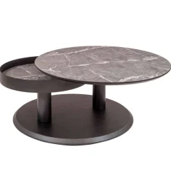 Wohnen Couchtisch mit zwei Platten verdrehbar - Lachea