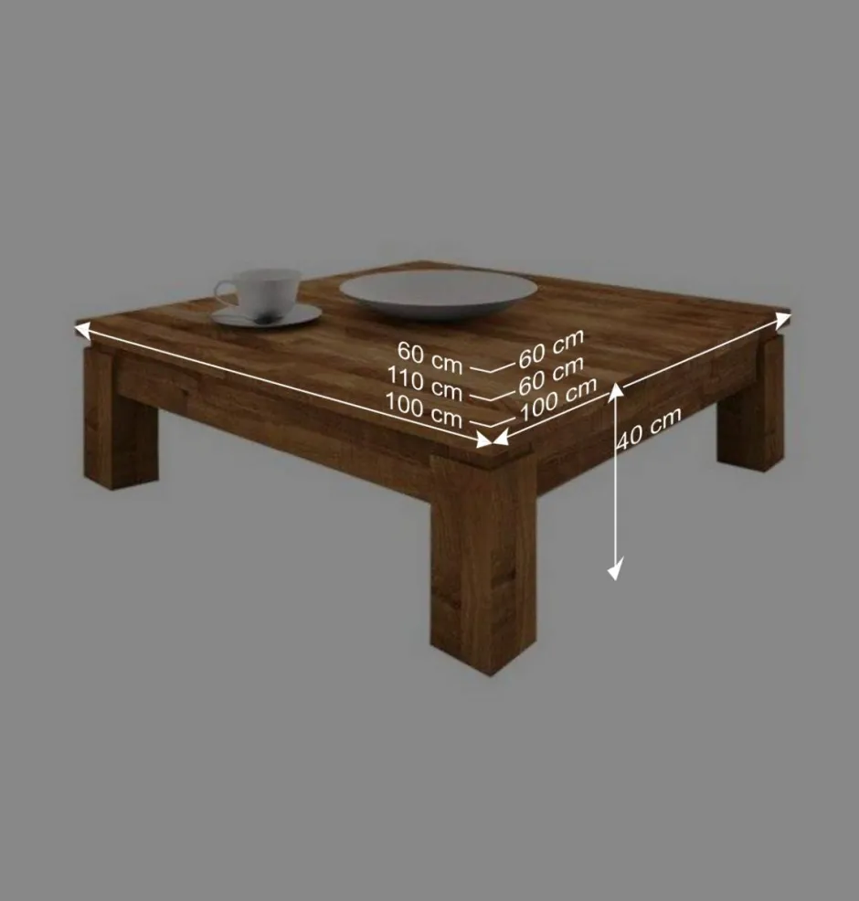 Couchtisch Nadalia aus Wildeiche Massivholz^Wohnen Sale