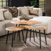 Couchtisch Trio aus Akazie - Quierly (dreiteilig)^Wohnen Discount