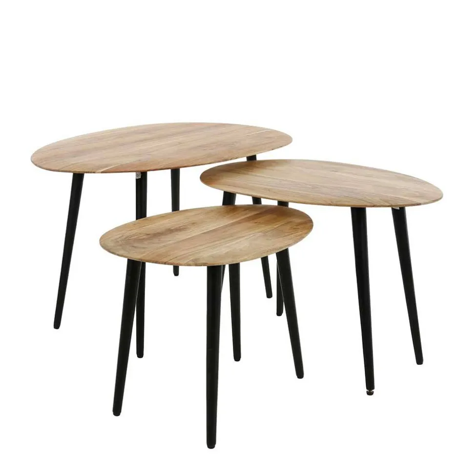 Couchtisch Trio aus Akazie - Quierly (dreiteilig)^Wohnen Discount