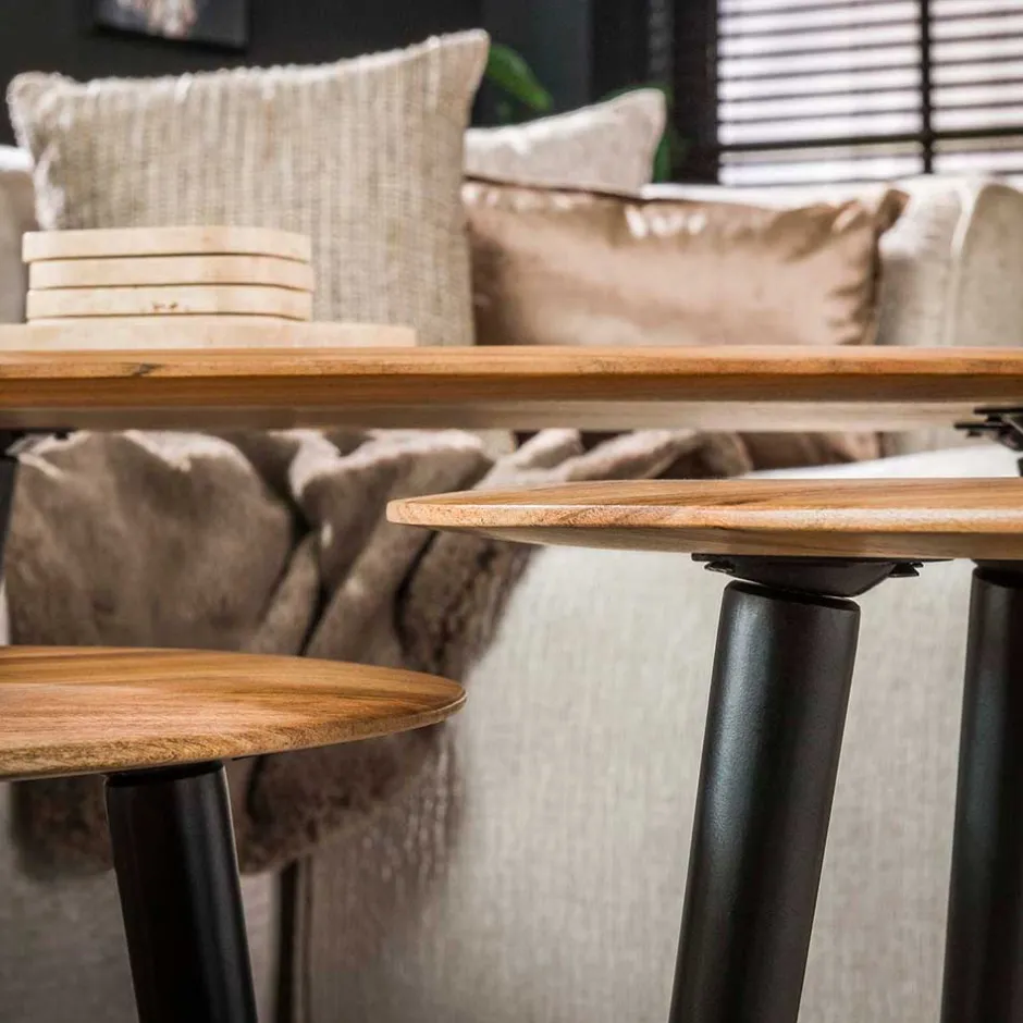 Couchtisch Trio aus Akazie - Quierly (dreiteilig)^Wohnen Discount