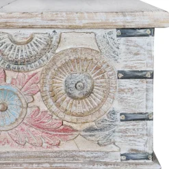 Wohnen Couchtisch Truhe in White Wash - Pescara