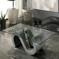 Couchtisch Varagosta aus Stein und Glas^Wohnen Online