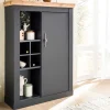 Wohnen Country Highboard halboffen - Lionel