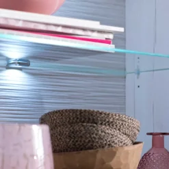 Wohnen Country Highboard Vitrine mit Stauraum - Samula