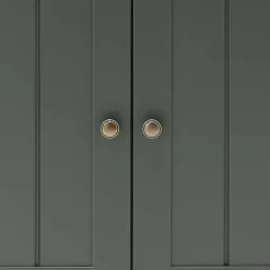 Wohnen Country Kombi-Kommode in Dunkelgrün - Niestov