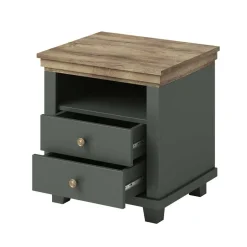 Country Nachtkommode in Dunkelgrün - Daney^Wohnen Online