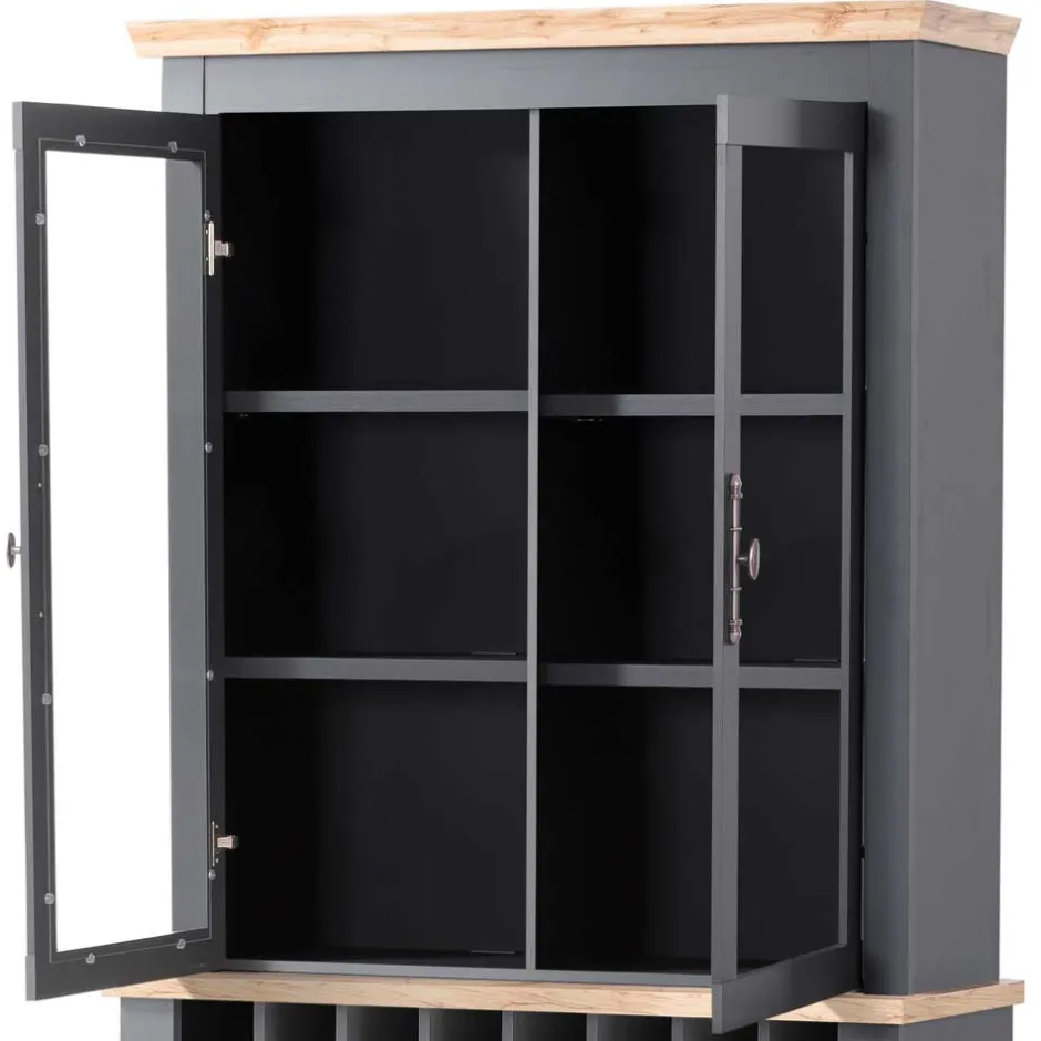 Wohnen Country Style Buffetschrank 110x201x38 cm - Lionel