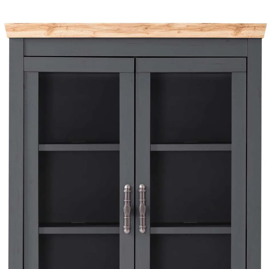 Wohnen Country Style Buffetschrank 110x201x38 cm - Lionel