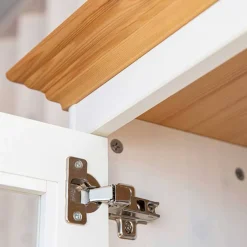 Country Style Highboard in Weiß & Kiefer Natur - Vitablo^Wohnen Outlet