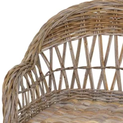 Wohnen Country Style Rattansessel in Grey Wash - Lazium