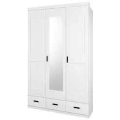 Country Style Schrank in Pinie Weiß - Imtreba I^Wohnen Best