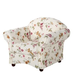 Wohnen Country Style Sessel mit Blumen Muster - Cosima