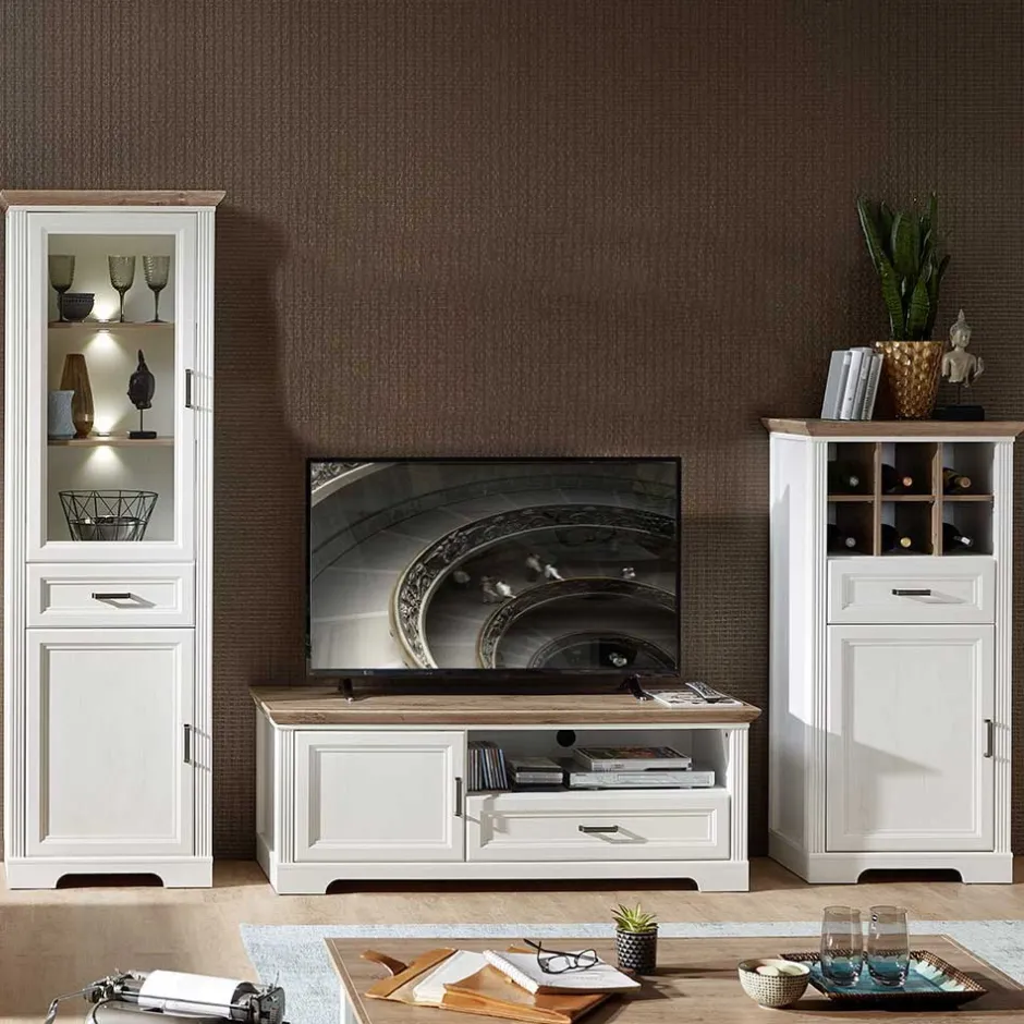 Country Wohnzimmer Möbel Set - Sinolita I (dreiteilig)^Wohnen New