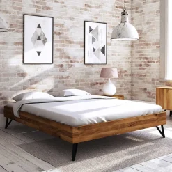 Dachzimmer Holzbett mit 190cm Länge - Mandirov^Wohnen Outlet