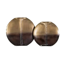 Deko Vasen Duo in Bronze - Ihra (zweiteilig)^Wohnen Discount