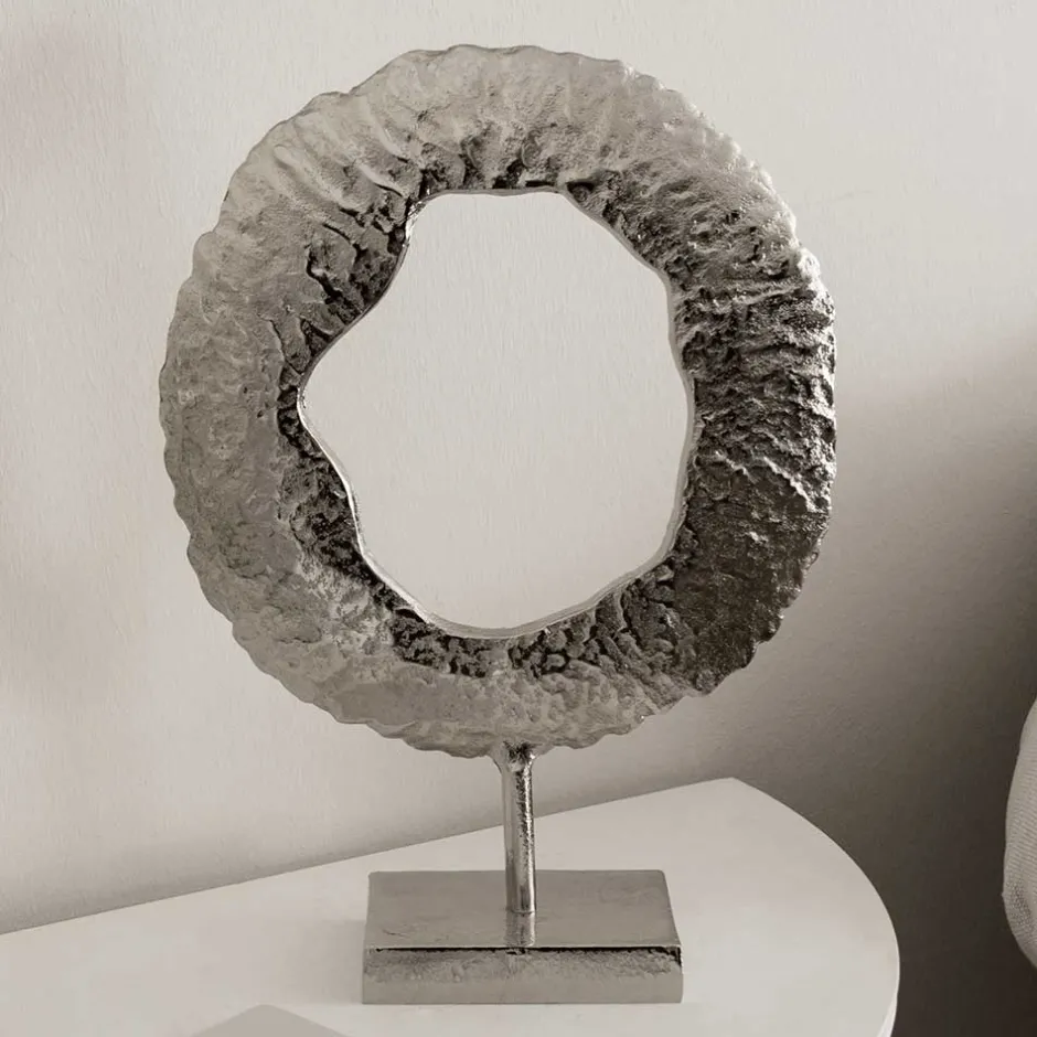 Wohnen Deko-Objekt aus Metall in Silber - Marus