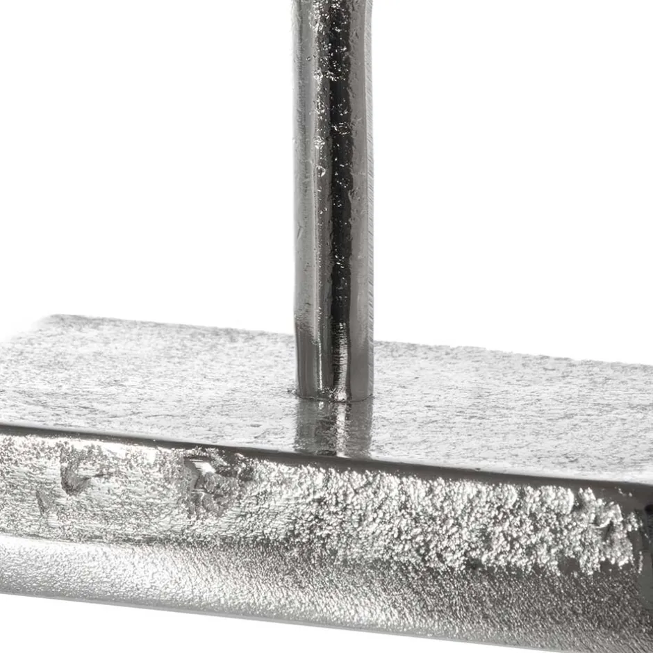 Wohnen Deko-Objekt aus Metall in Silber - Marus
