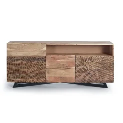 Wohnen Design Anrichte aus Massivholz - Merlan