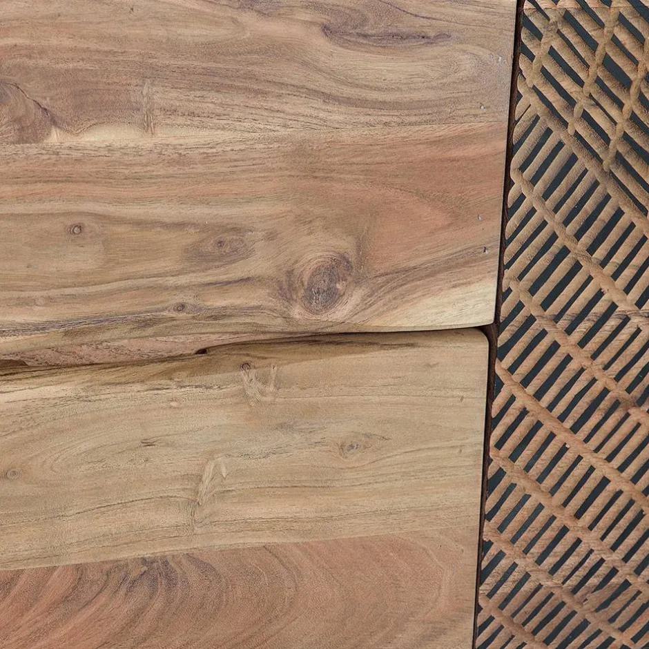 Wohnen Design Anrichte aus Massivholz - Merlan