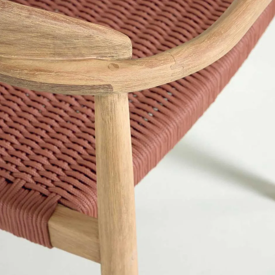 Design Armlehnenstühle mit Geflechtsitz - Renero (4er Set)^Wohnen Best