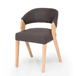 Wohnen Design Armlehnenstuhl in Dunkelbraun - Croatia