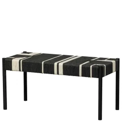 Design Bank in Schwarz mit Weiß - Giuseppa^Wohnen Hot