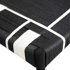 Design Bank in Schwarz mit Weiß - Giuseppa^Wohnen Hot