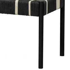 Design Bank in Schwarz mit Weiß - Giuseppa^Wohnen Hot
