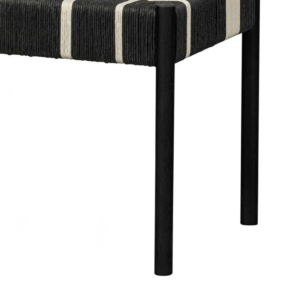 Design Bank in Schwarz mit Weiß - Giuseppa^Wohnen Hot