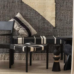 Design Bank in Schwarz mit Weiß - Giuseppa^Wohnen Hot