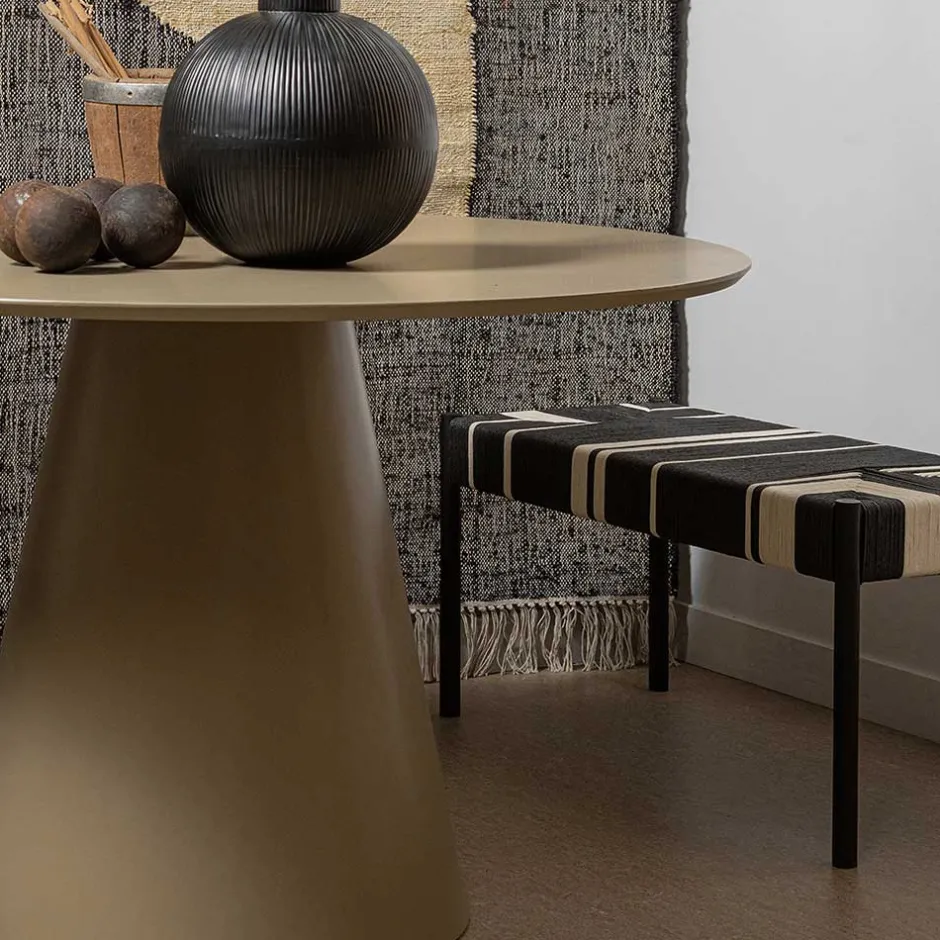 Design Bank in Schwarz mit Weiß - Giuseppa^Wohnen Hot