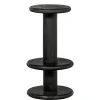 Design Barhocker aus schwarzem Massivholz - Vionna^Wohnen Outlet