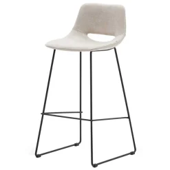 Design Barstühle in Beige & Schwarz - Heats (2er Set)^Wohnen Online