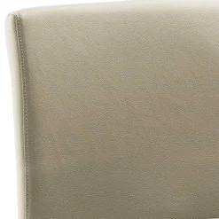 Wohnen Design Barstuhl in Taupe & Edelstahl - Forcelan