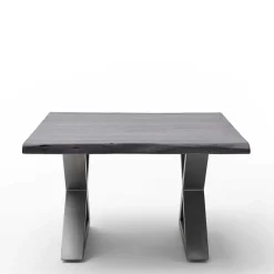 Wohnen Design Baumkanten-Couchtisch in Grau - Siestago