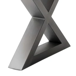 Wohnen Design Baumkanten-Couchtisch in Grau - Siestago