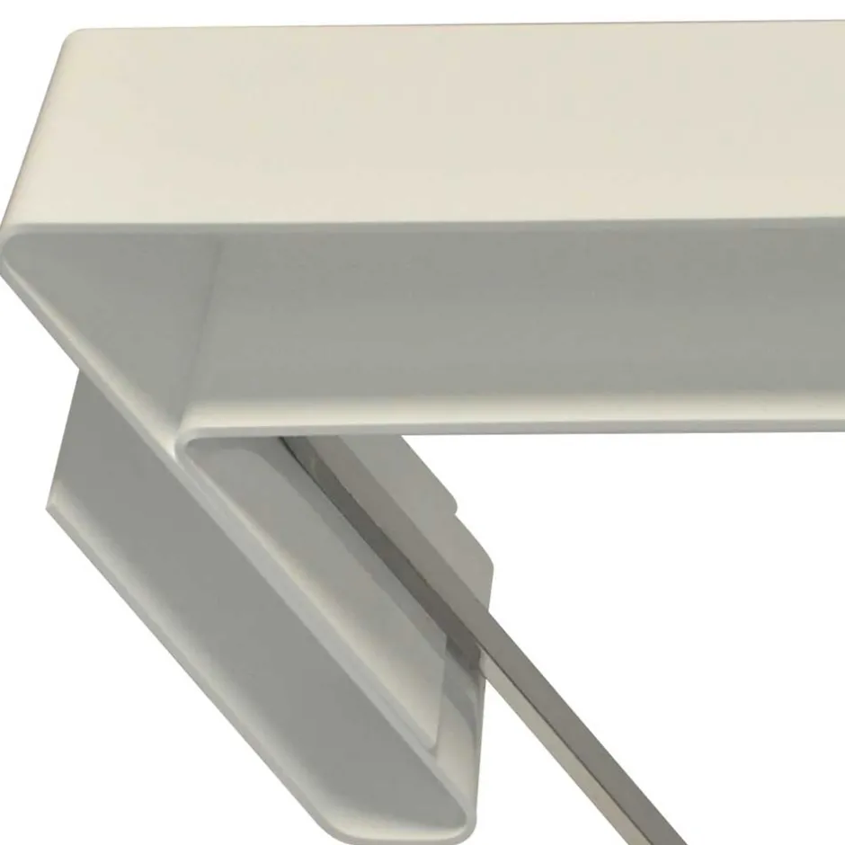 Wohnen Design Beistelltisch aus Acryl in Weiß - Johnny