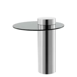 Wohnen Design Beistelltisch mit Glasplatte - Jaturna