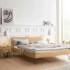 Wohnen Design Bett aus hell geölter Eiche - Promenada