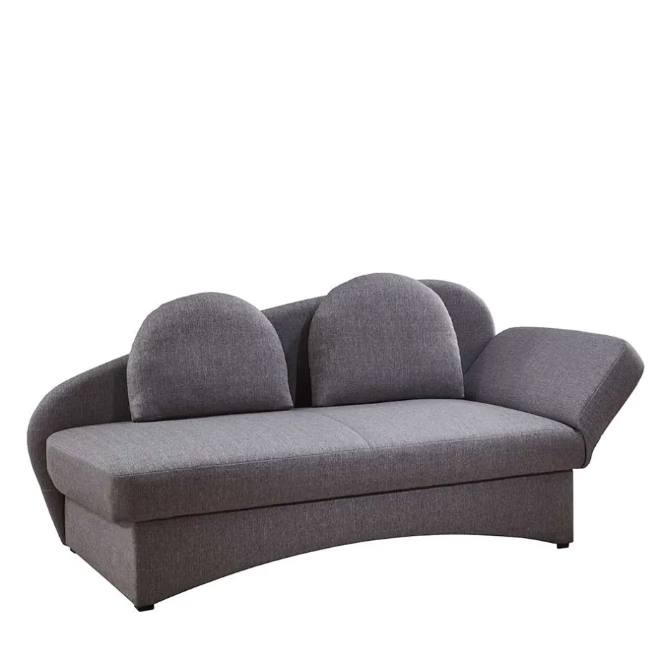 Wohnen Design Bettcouch in Grau - Maelas