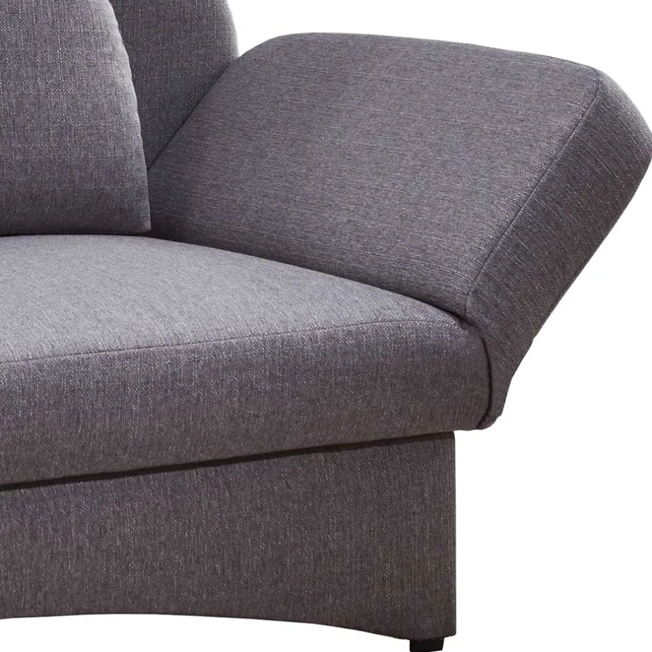 Wohnen Design Bettcouch in Grau - Maelas